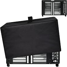 Dust Cover for Gourmia Oven Air Fryer Heavy Duty Heat-Resistant, Waterproof Nylon Fabric Protective Oven Cover Case Compatible with Gourmia Toaster Oven Air Fryer Combo GTF7460 (Black)