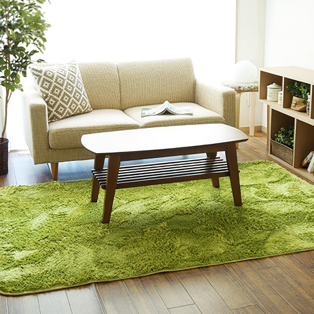 Amazon | ラグー(rugoo) 16色から選べるシャギーラグ 1.5畳 130×185cm
