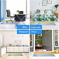 Vista 100 de Teal Hardwood Floor Desk Chair Mat, Painted Wood Board Horizontal Lines Birthdays Easter Holiday Print Backdrop Image, Protects Hardwood Floor Under