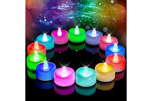 Pack of 24 LED Color Changing Tea Lights Candles