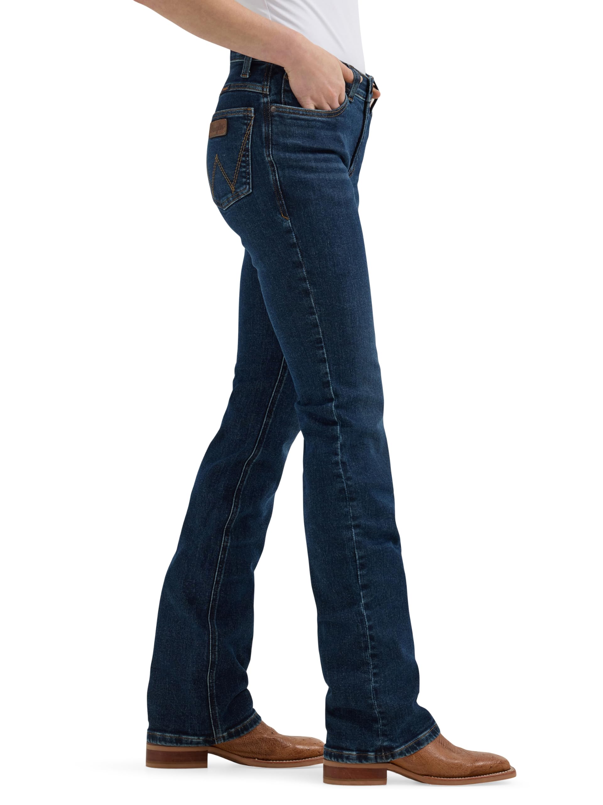 Wrangler Willow Mid Rise Performance Waist Boot Cut Ultimate Riding Jean - Jeans Mujer