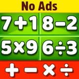 Math Games - Addition, Subtraction, Multiplication and Division Learning Games For 1st, 2nd, 3rd, 4th, 5th Graders, Free on Kindle Fire