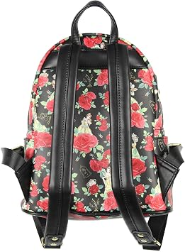 Loungefly Disney Beauty And The Beast Belle Roses Mini Backpack