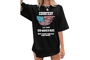 Oversized Courtesy of The Red, White, and Blue Shirt: The Epitome of Patriotic Fashion