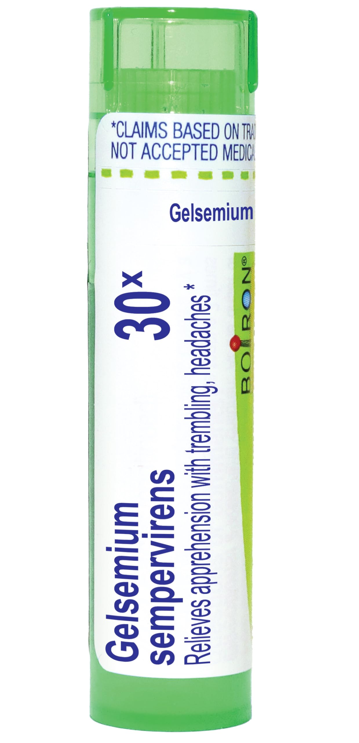 Boiron Gelsemium Sempervirens 30X 80 Count, Green