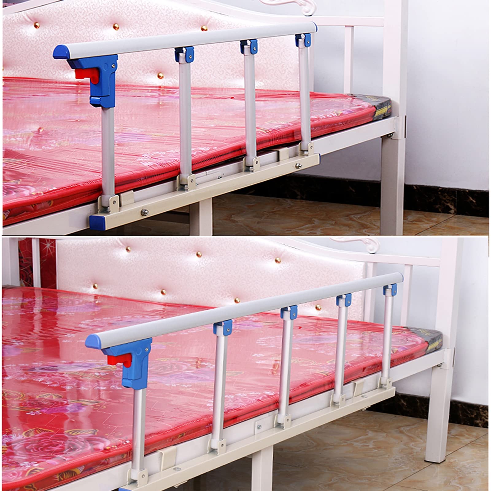 Barandillas Laterales para hospitales, Dispositivos de Asistencia de Seguridad para discapacitados en el hogar, barandillas de Cama para Personas Mayores, Barra de Apoyo portátil p