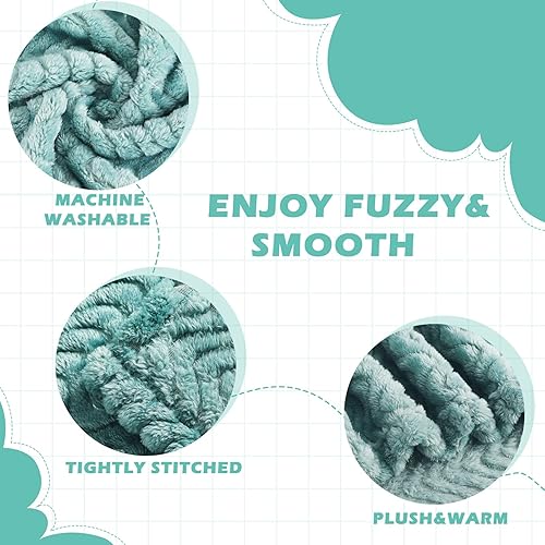 Miniatura 4 de Frienda Manta mullida para bebé, 4 piezas, manta mullida para niños y niñas, suave y cálida para bebés, recién nacidos, suministros de cama para