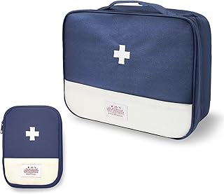 Gesponserte Anzeige – IOPJLK Erste Hilfe Set, 2PCS Medikamententasche,Große & Klein Medikamententasche Reise, Reiseapothek...