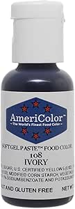 Americolor Soft Gel Paste Food Color, 75-Ounce, Ivory