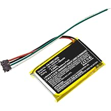 150mAh GPS Replacement Battery for 361-00086-02, Compatible with Garmin 3LA037240,6ES142148,Edge 130,Edge 130 Plus