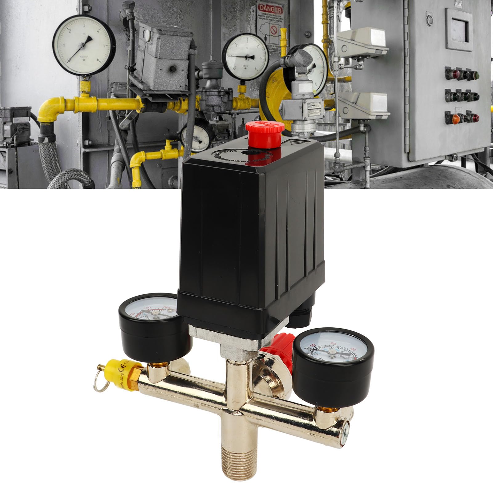 Compresor de Aire Interruptor de Presión 0-180PSI Regulador Válvula