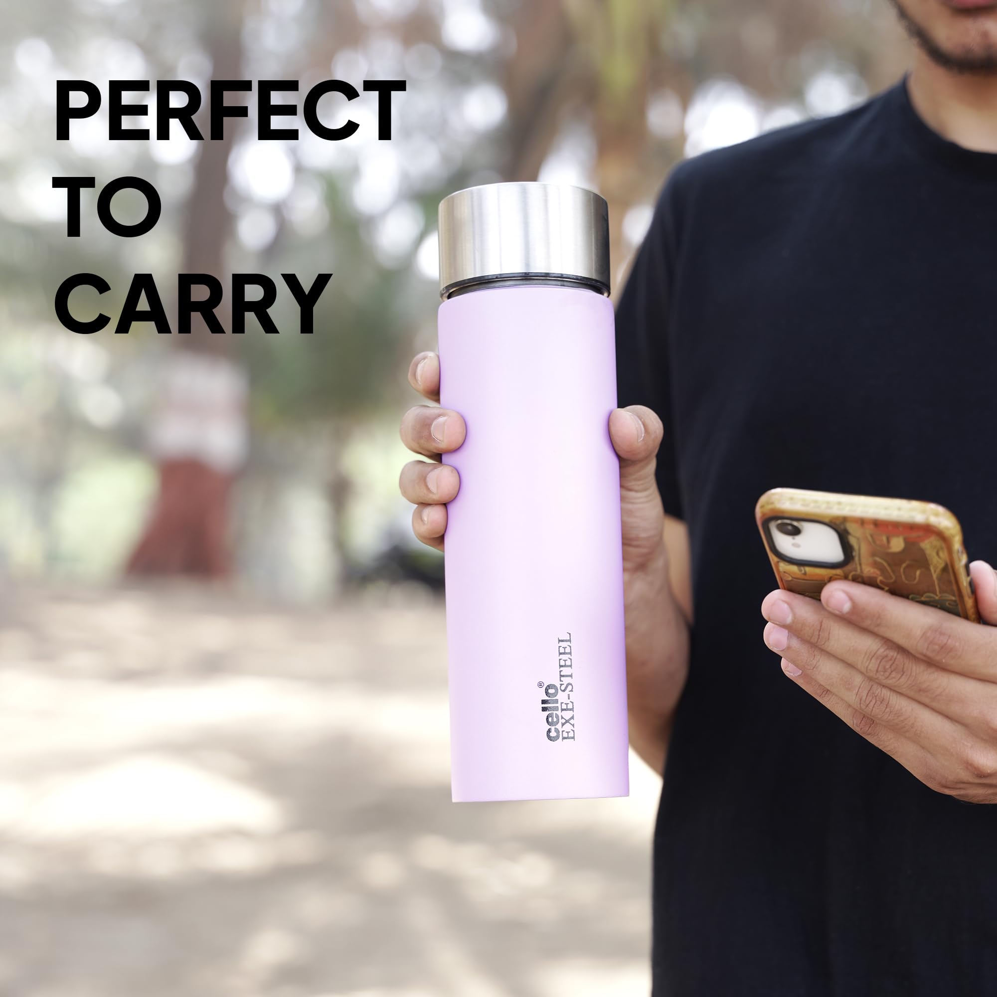 Cello H2O Stainless Steel Water Bottle - 1000ml -4