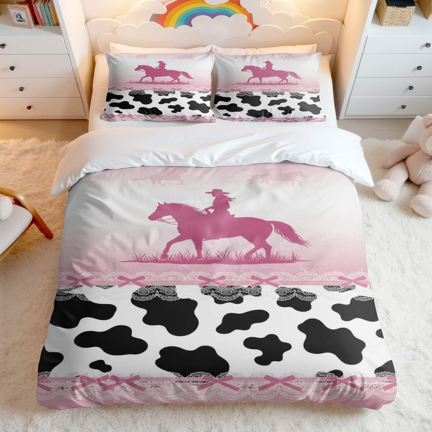 Housse de couette douce pour lit simple résolvant le problème de transpiration ado fille