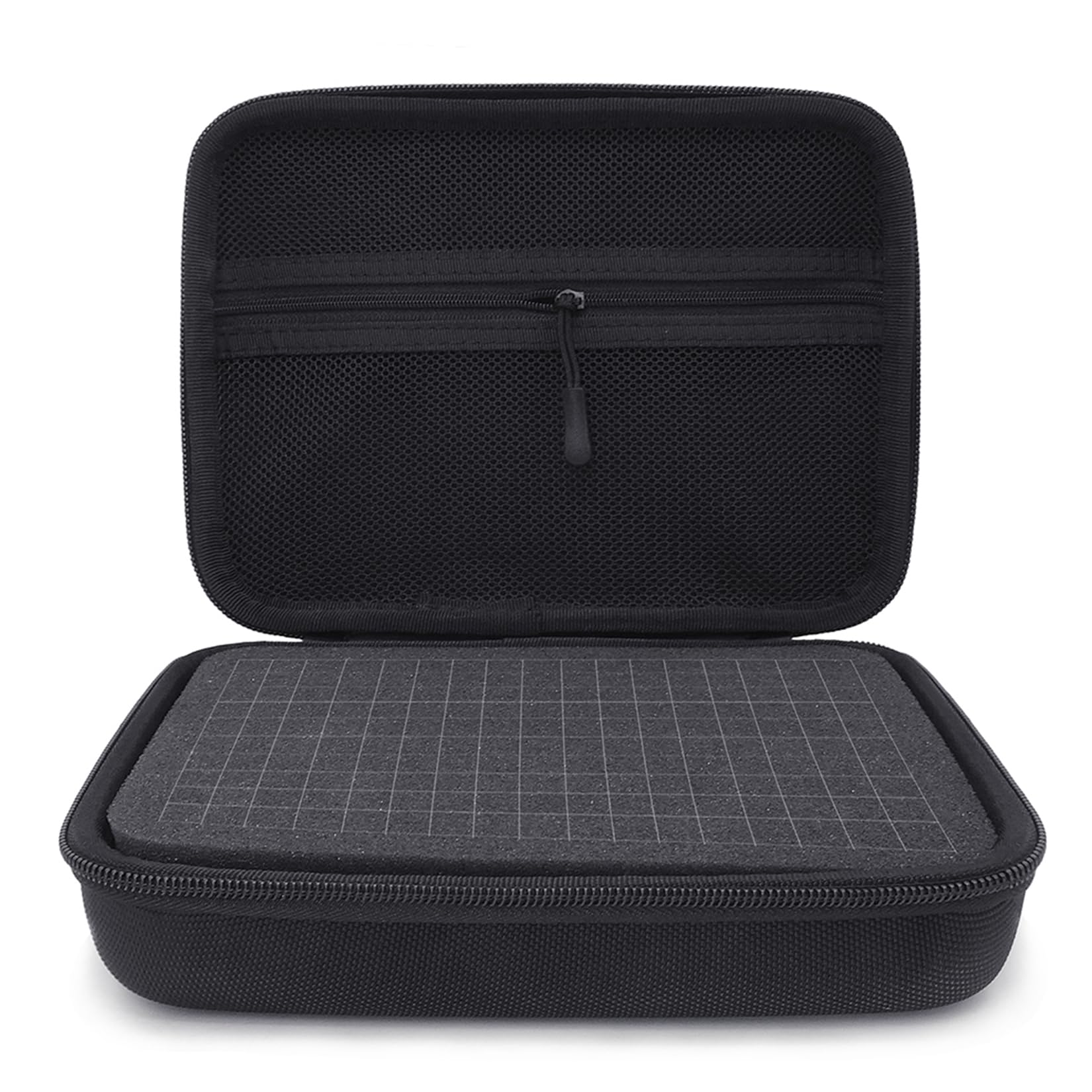 LANVODO Hard Case With Customizable Foam, 13 Inch EVA Case Compatible with Nintendo Switch/Switch Lite/Switch OLED Handheld Game Console (Case Only)- Black