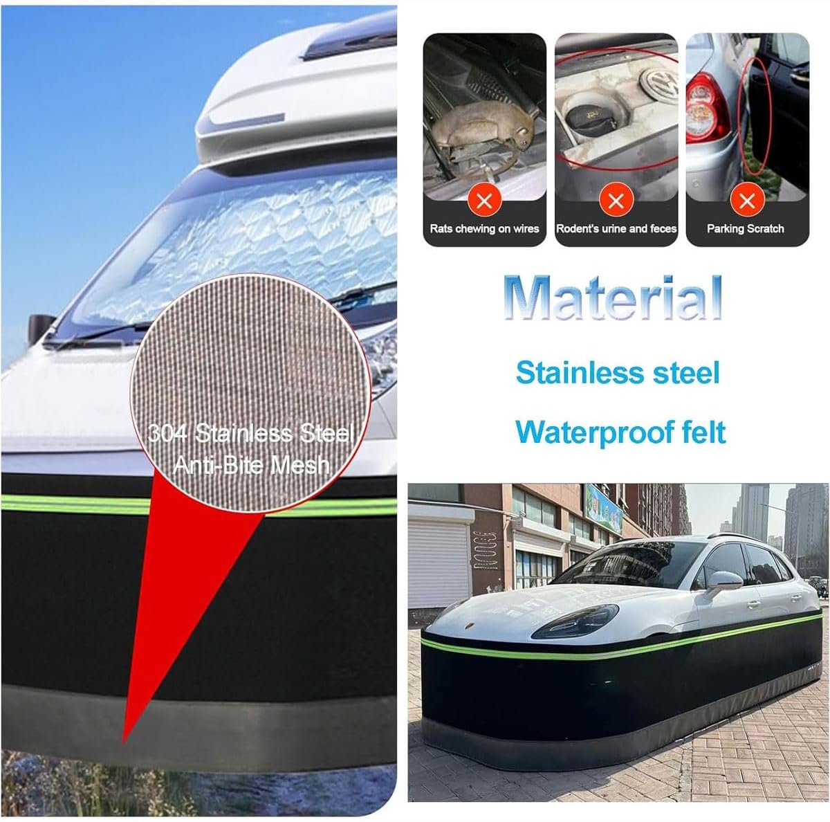 RV Skirting for Travel Trailer,RV Skirting for Winter 90cm Tall RV Skirt Iron Mesh at The Bottom RV Bumper End Cap,Travel Trailer Accessories for Mobile Home Exterior(22M/72FT)