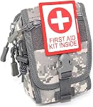 First Aid Kit Inside PVC Tactical Hook and Loop Patch | Red and White