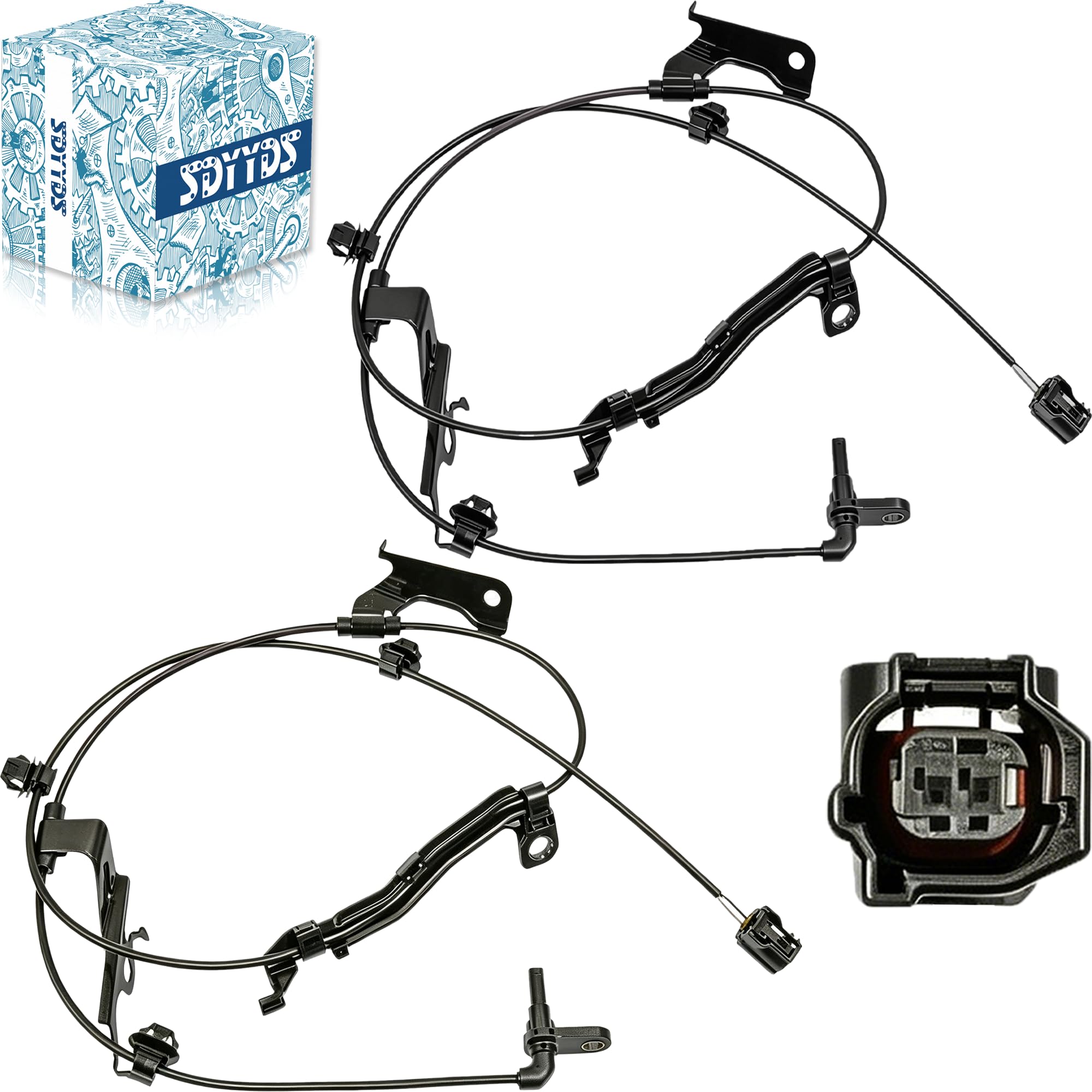 SDYYDS 2PCS Front&Right ABS Wheel Speed Sensor for Toyota Prius