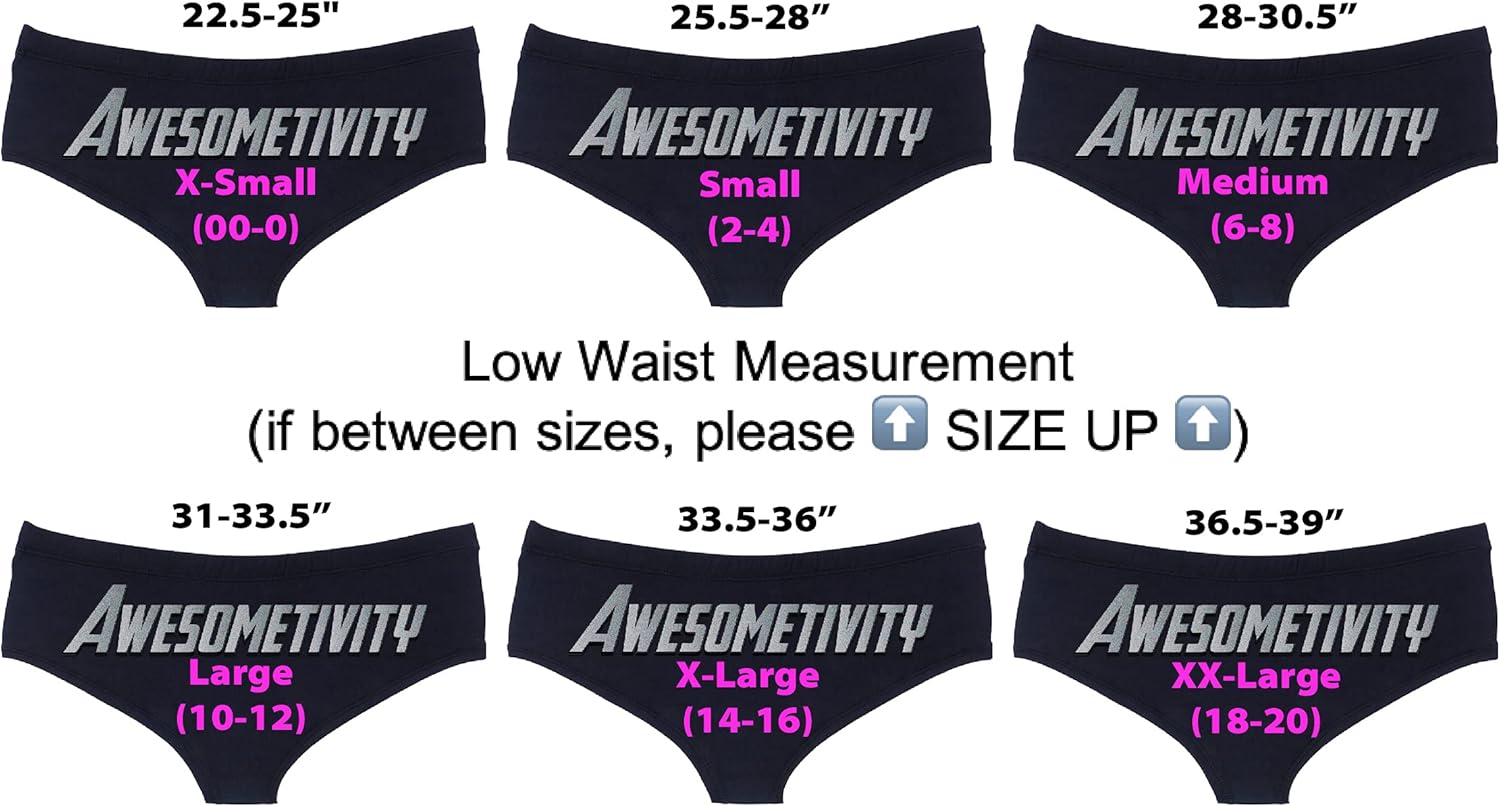 AWESOMETIVITY Thongs Bridal Shower Gift - XS-XXL (00-20), Small Gifts for Women - Image 4