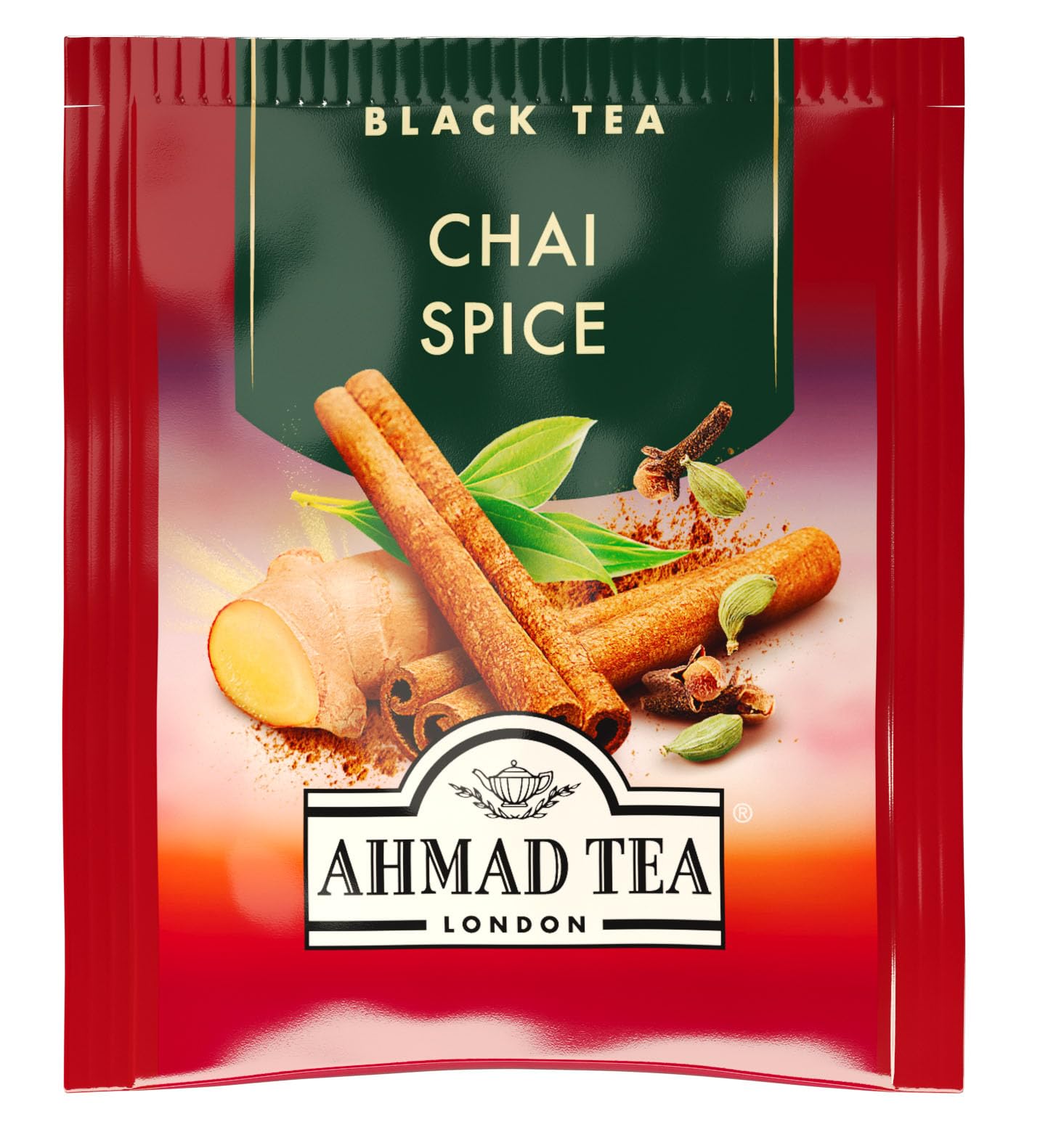Ahmad Tea Chai Spice Té Negro con Jengibre Canela y Clavo 20 Bolsitas 40g