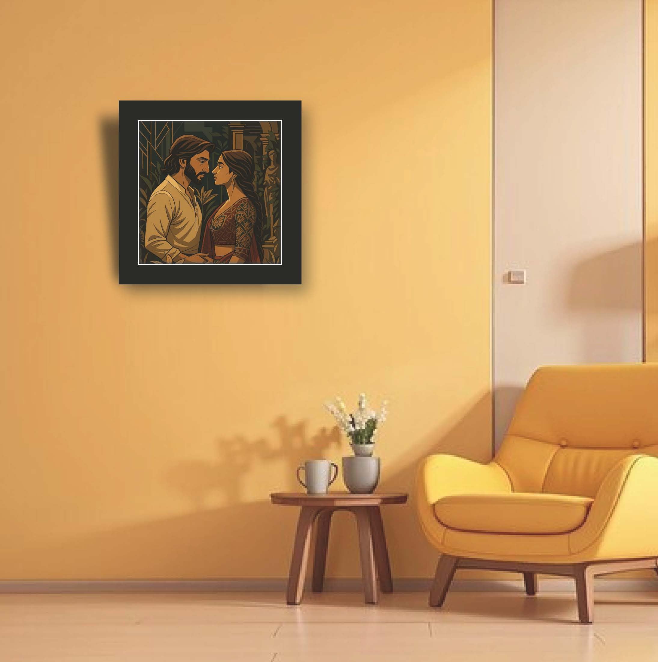 Elegant Art Deco Style Frame - Personalized Artwork – view 4