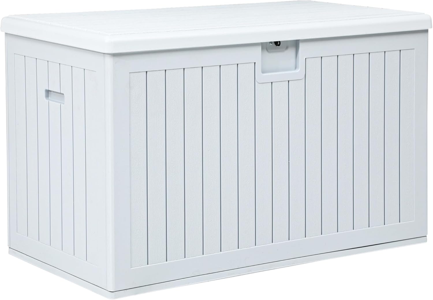 YITAHOME 150 Gallon Large Deck Box with Side Handles, Outdoor Double-Wall Storage for Patio Furniture Cushions, Garden Pool Accessories, Water Resistant & Lockable