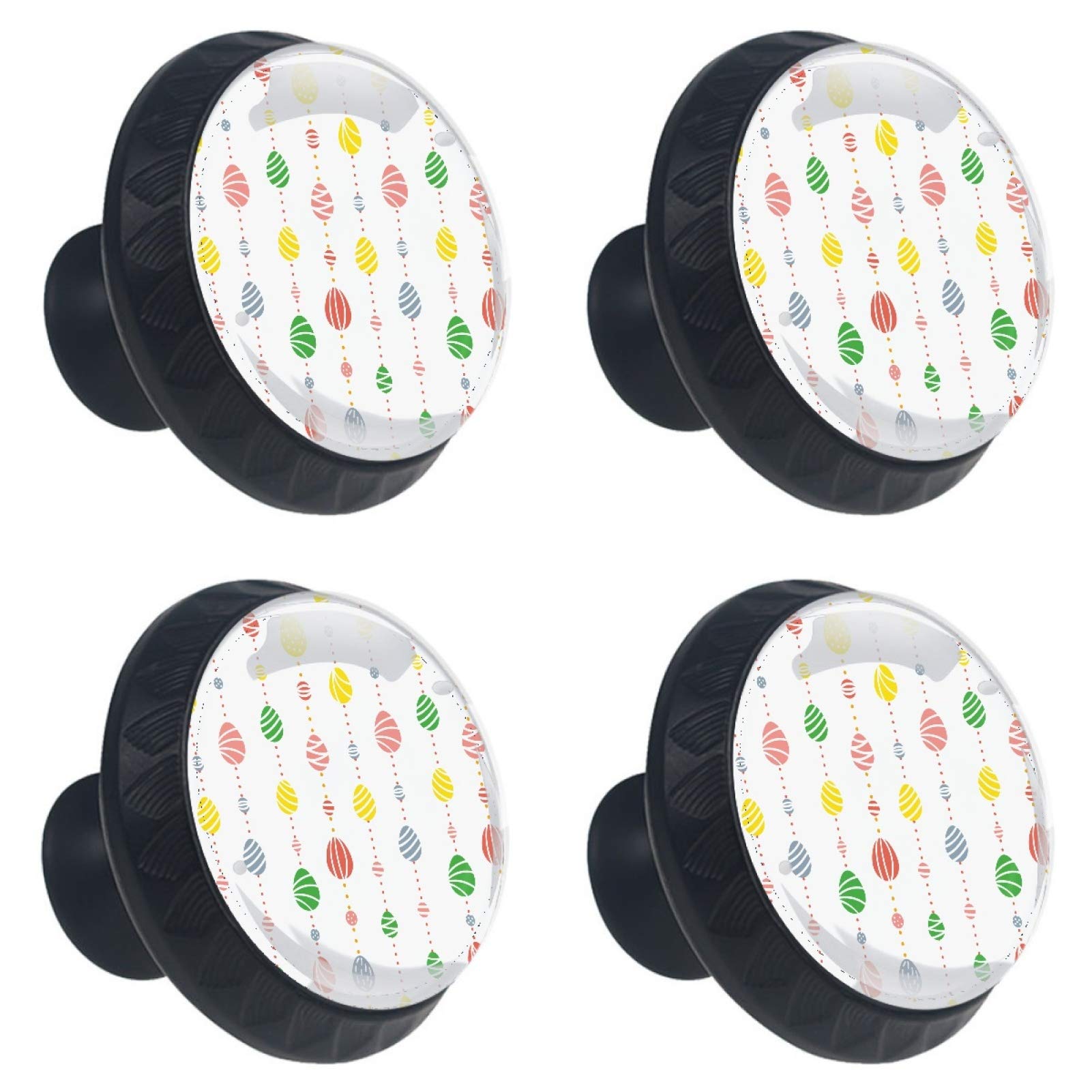 Boutons en verre œufs de Pâques pour meuble de cuisine