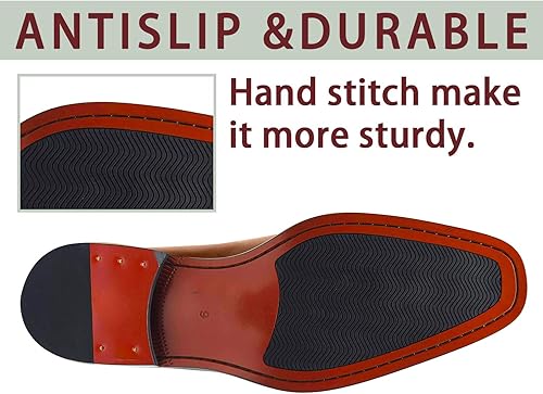 Miniatura 7 de Zapatos formales Oxford de vestir para hombre Zapatos de negocios de cuero para hombres