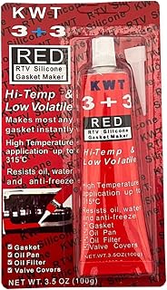 Gasket High Temp,Red Silicone Adhesive Glue Sealant | 100g Multipurpose Silicone Engine Sealant for Metal, Glass, Wood, Rubber, Window Enjovdery