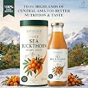 Naturesum Sea Buckthorn Juice 500ml Pulp Concentrate, Central Asian Sea Buckthorn Berry Juice, Rich in Omega 3 6 7 9 & Vitamin C, Immunity Boost, Skin & Gut Health, Antioxidant Superfruit, Lab Tested, Cold Pressed gallery image
