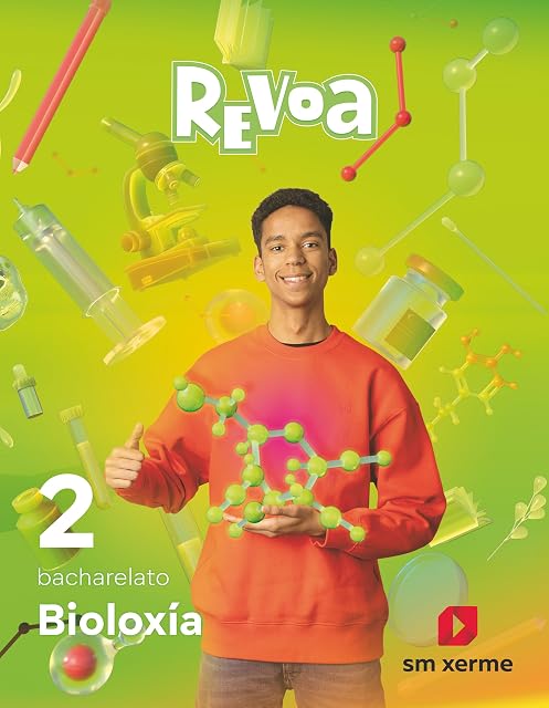 Portada de Bioloxía. 2 Bacharelato. Revoa