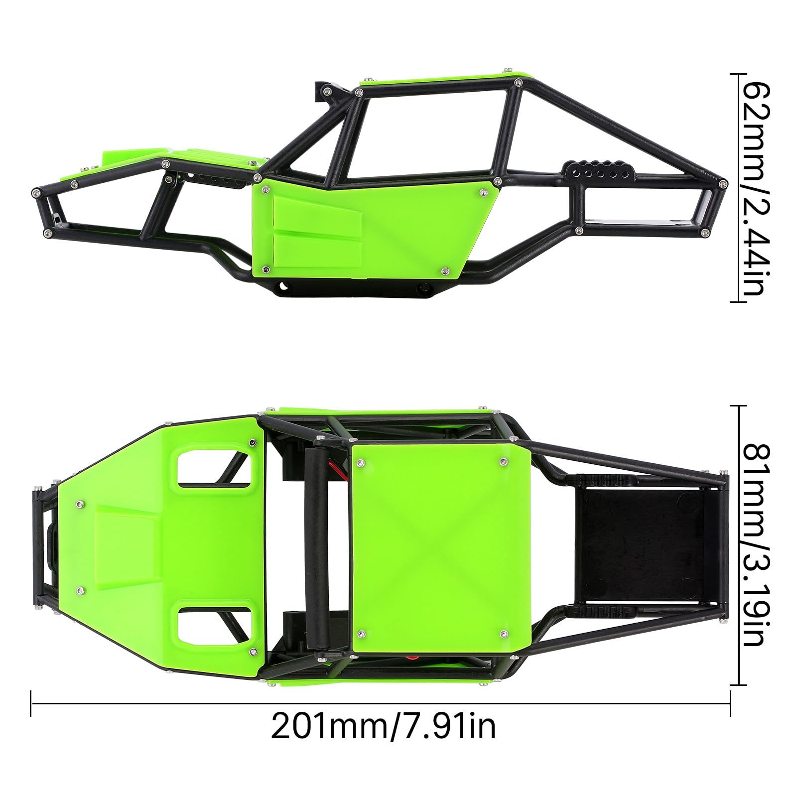 Tarantula Rccrawler Snapklik.com : Rock Tarantula Nylon Buggy Body Shell Chassis Kit For ...