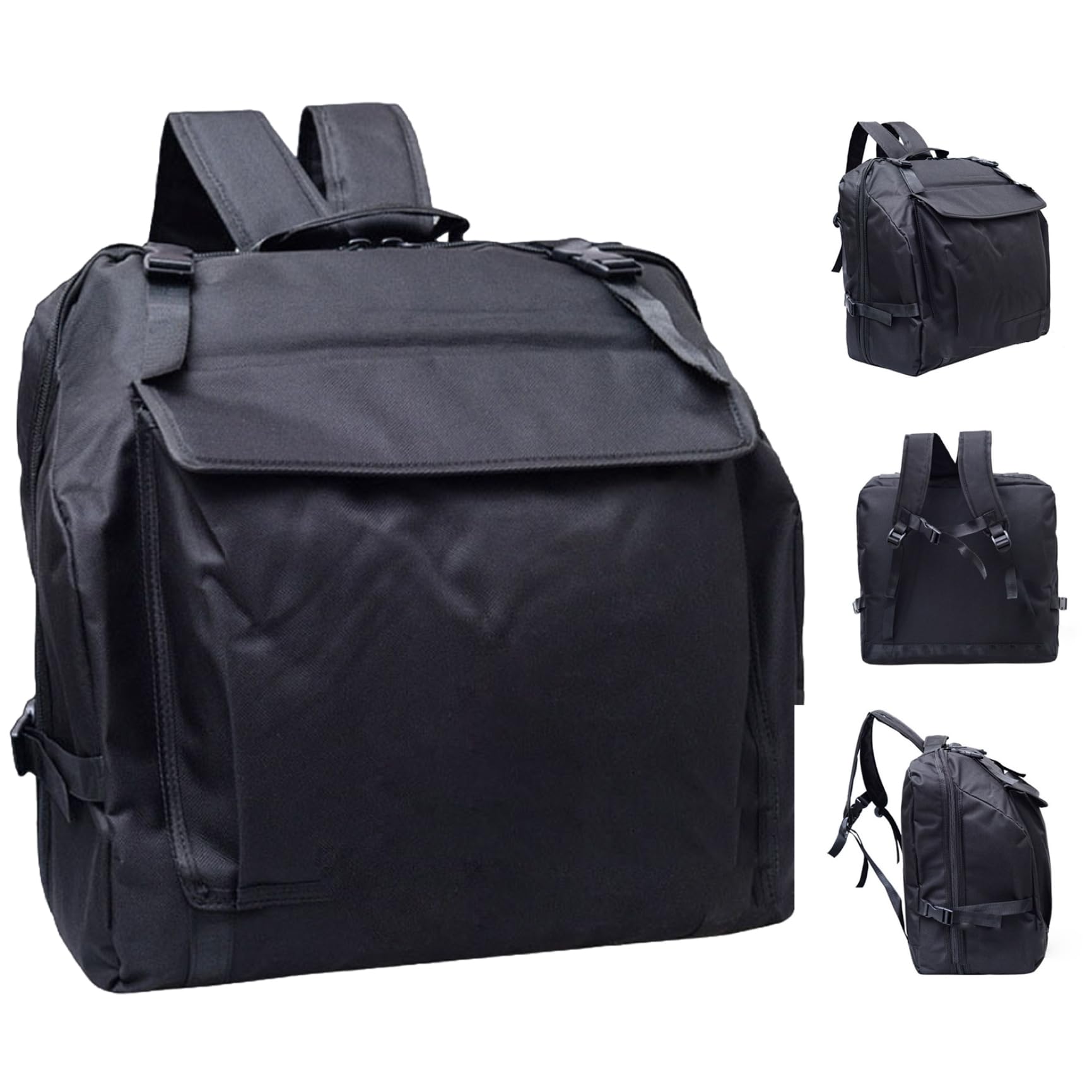 Sac accordéon, Sac de Concert de Basse, étui d'accordéon à Piano rembourré épais avec Bretelles réglables, à Dos imperméable en Tissu Oxford pour 60 Bars