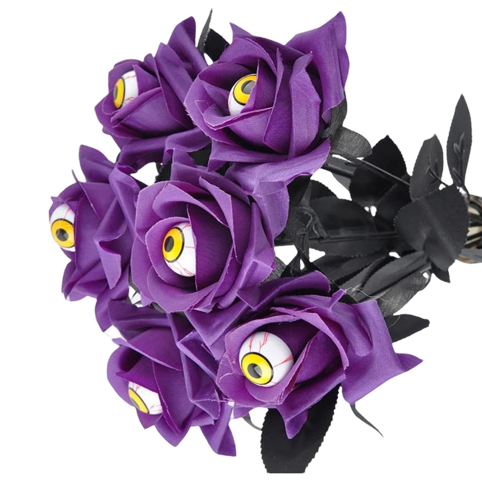 Arreglo floral de Halloween flexible y espeluznante con ramas ajustables
