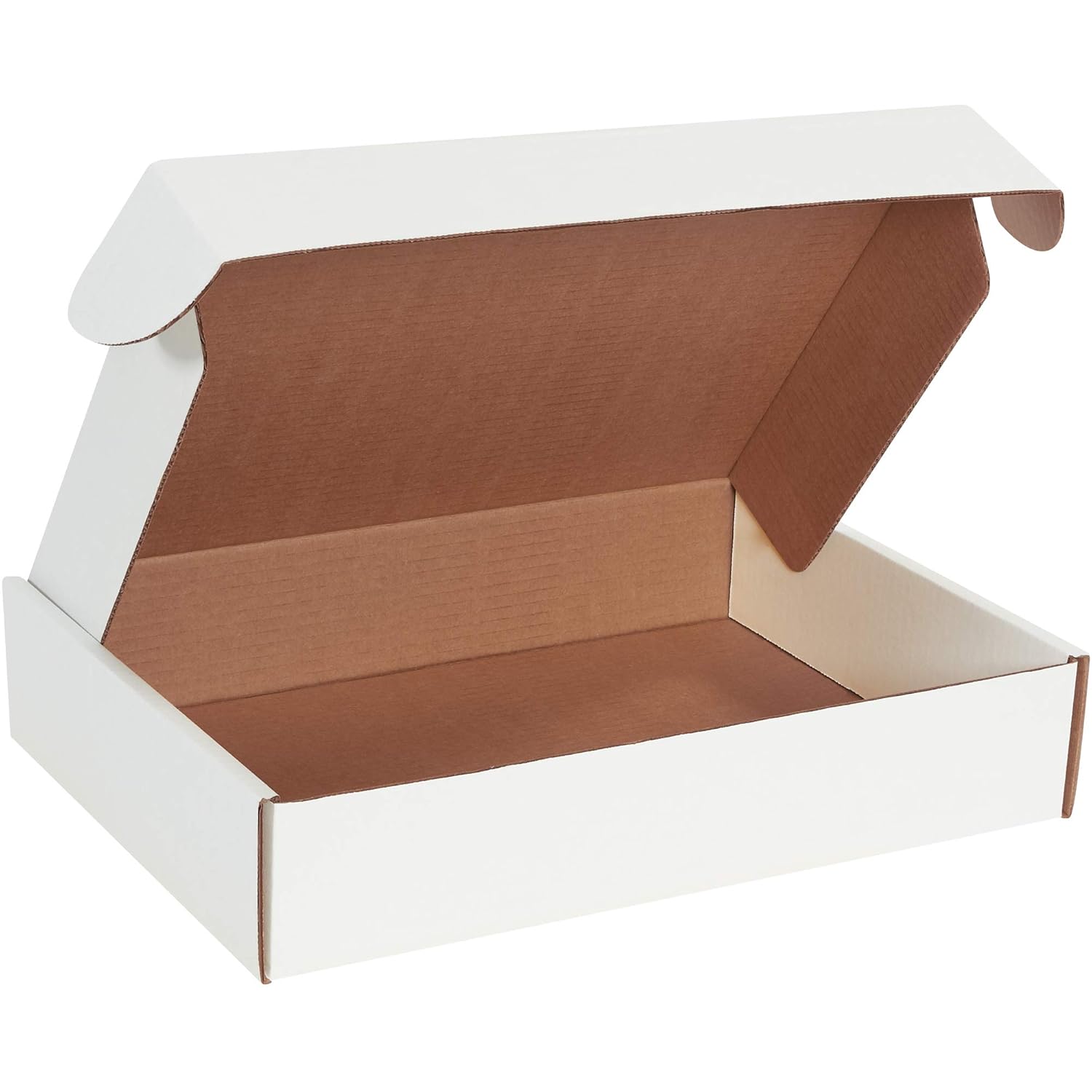 BOX USA BMFL15113 15 1/8"L x 11 1/8"W x 3"H, White (Pack of 50)