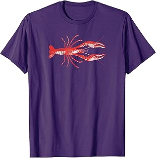 Vintage Minimalist Crawdad Louisiana Crayfish T-Shirt