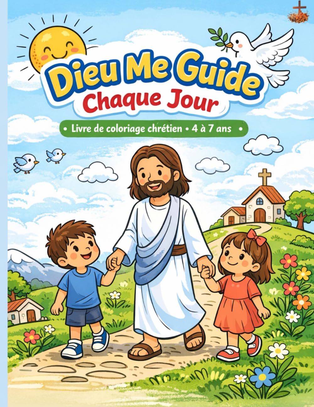 Dieu Me Guide Chaque Jour: Colorier, prier, grandir en confiance – dès le plus jeune âge