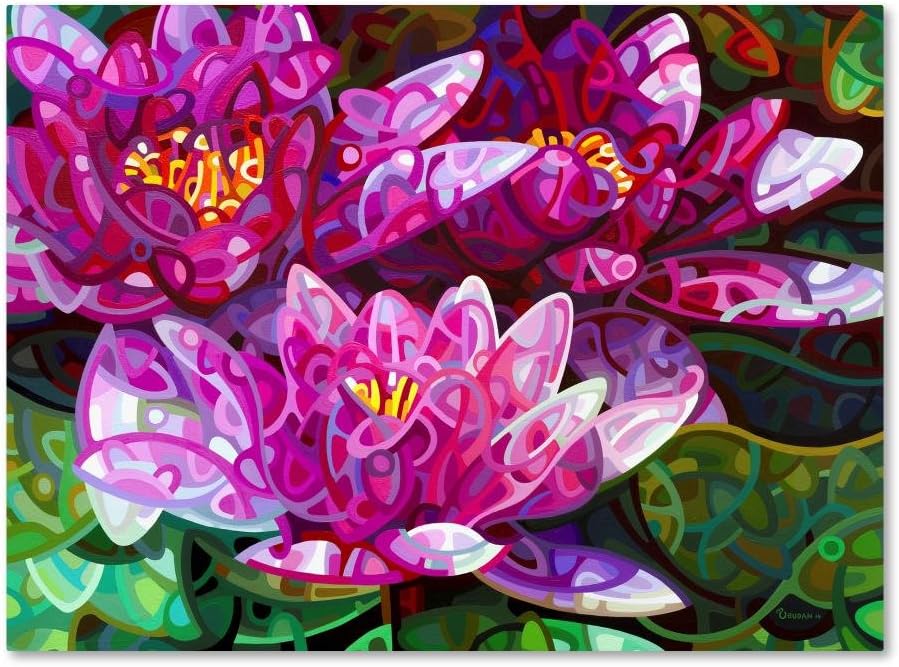 Triumvirate by Mandy Budan, 14x19-Inch Canvas Wall Art