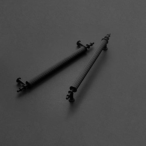 Miniatura 2 de NOKESS Paquete de 30 tiradores de gabinete de 7.9 pulgadas  Manijas de gabinete de cocina negro mate  Tiradores de cajones, manijas de puerta y