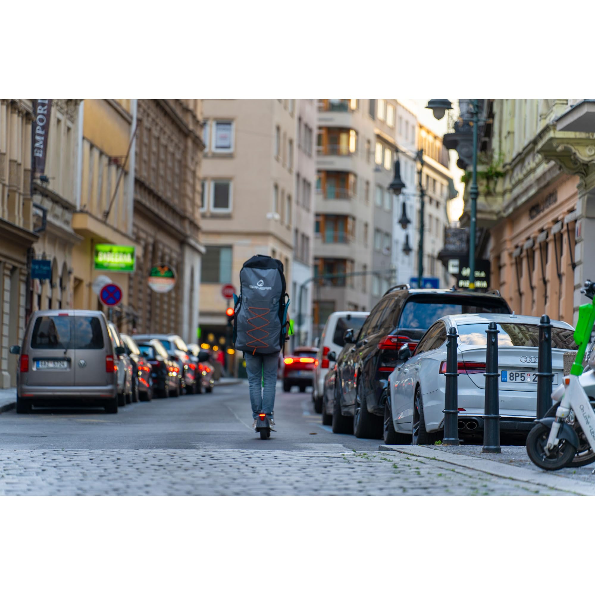 SPINERA Performance Kajak & SUP Tasche 173 L – Transporttasche mit Rucksack-Tragesystem für aufblasbare Kajaks und SUP Boards – Mesh-Belüftung & Zubehörfächer – 97 × 53 × 33 cm