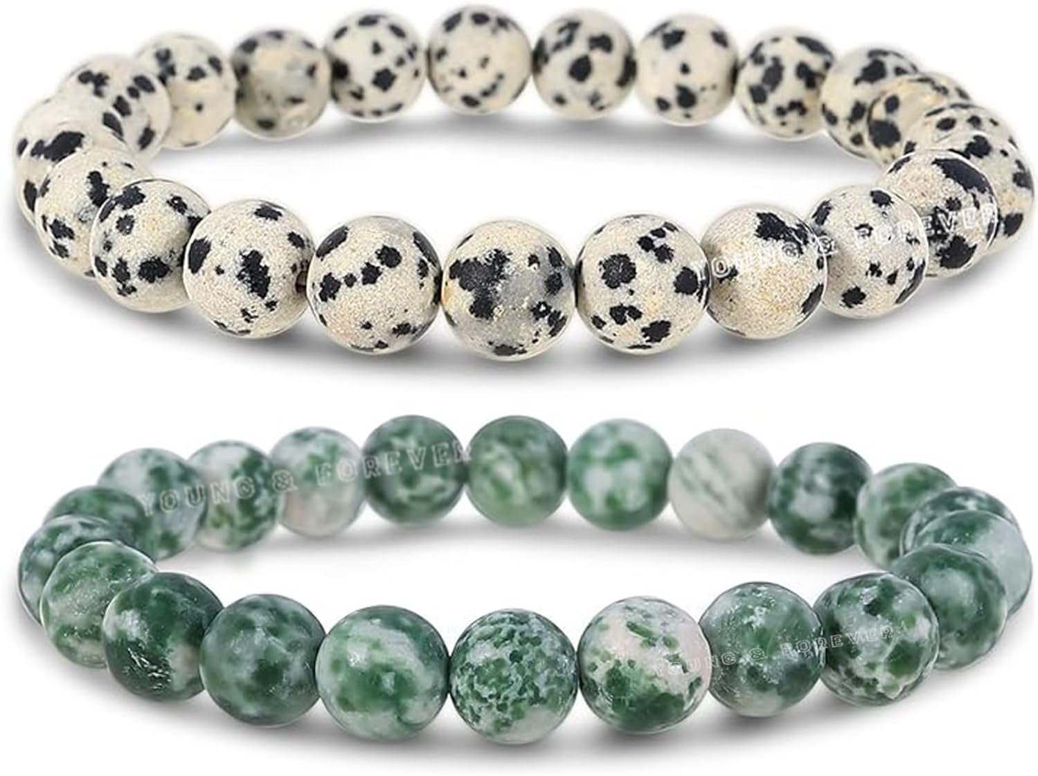 Young & Forever Gift Mens Fashion Best Friend Accessories Friendship Gifts Crystal Beads Jewellery Hand bracelet for Men women girls couple boys Birthday Gift