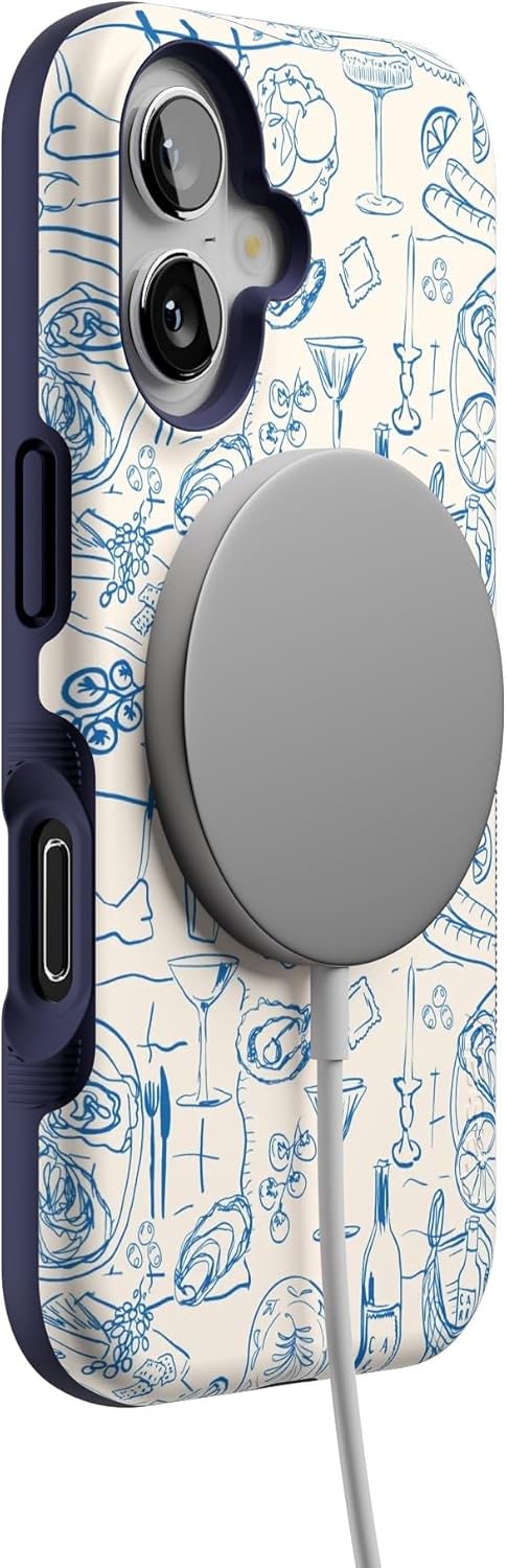 Casely iPhone 16 Case | Amalfi Aperitivo | Dolce Vita | Bold Protective Design | Compatible with MagSafe
