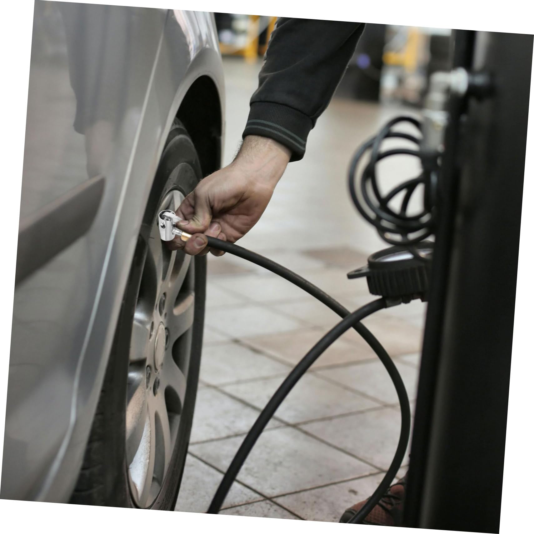Gatuida 10piezas Inflador De Neumáticos Conector Rápido y Función De Desinflado Accesorio De Coche para Mantener La Presión Adecuada Ruedas Compatible Neumáticos De Coche Moto y