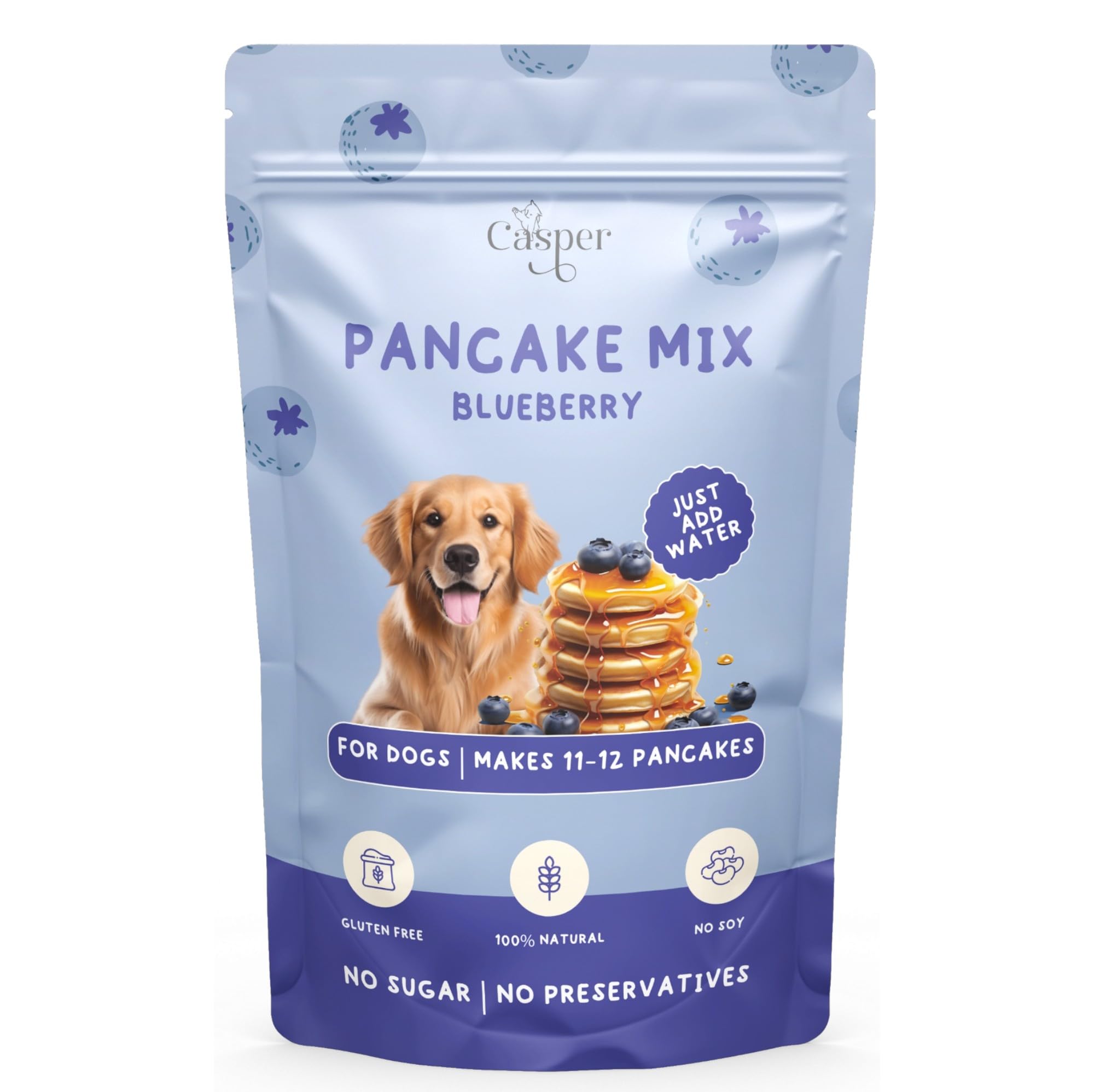 Cat Casper Dog Cakes Pancake Mix for Dogs | Dog Treats Blueberry 250gm (B0D5DFHRHV) Amazon Price History, Amazon Price Tracker