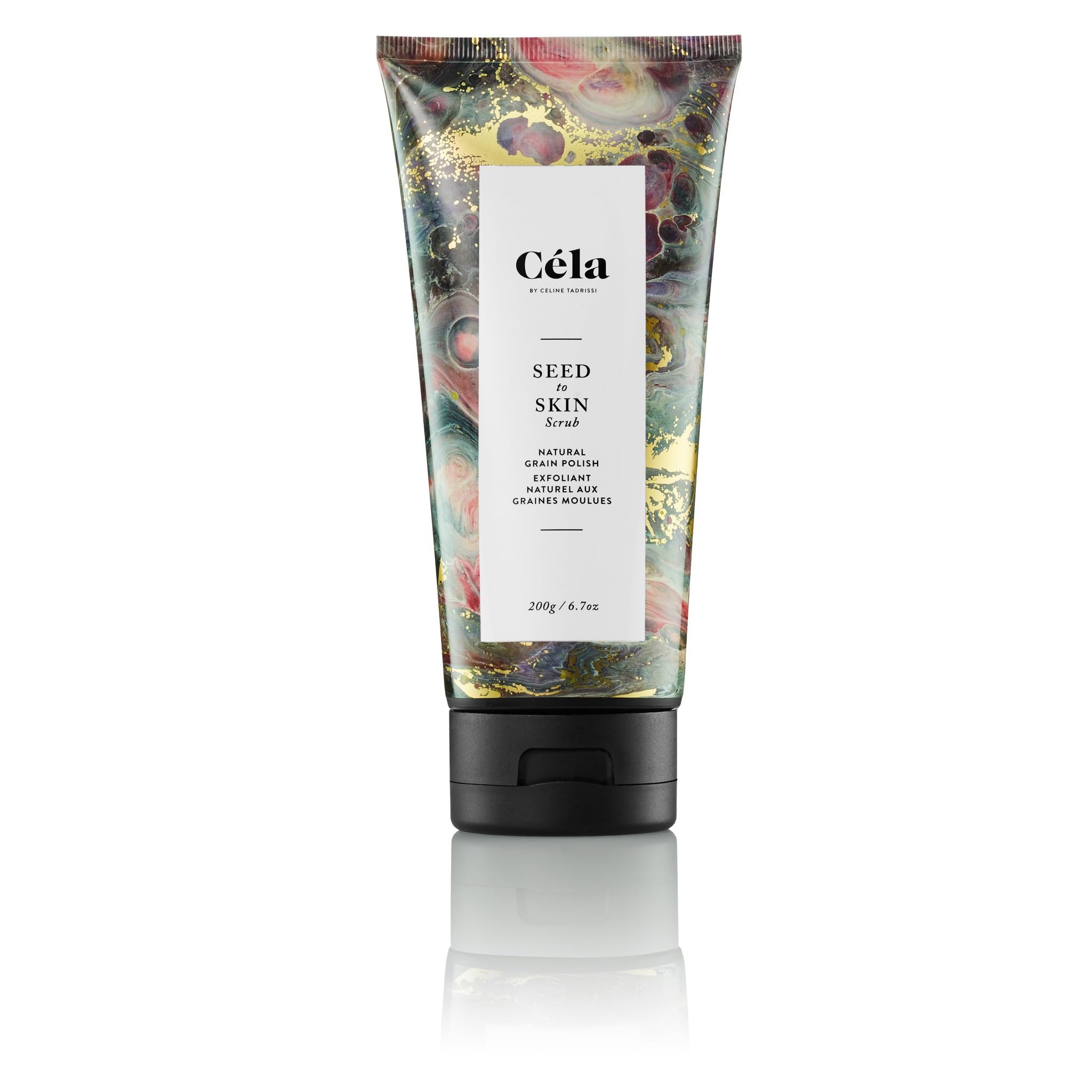 Céla Seed to Skin Body Scrub | Gentle Exfoliating Body Scrubber for Smooth Skin, Clean Beauty & Vegan Body Care, Perfect Pampering Gift