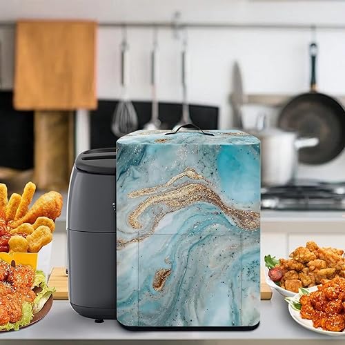 Miniatura 5 de NETILGEN Cubierta antipolvo para freidora de aire para electrodomésticos de cocina y accesorios adicionales, resistentes a las manchas, lavables,