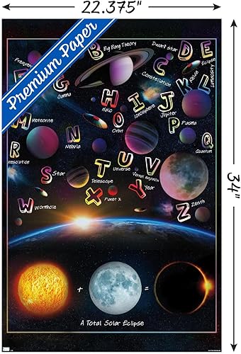 Miniatura 3 de Trends International Ali Chris - Póster de pared de letras del eclipse total