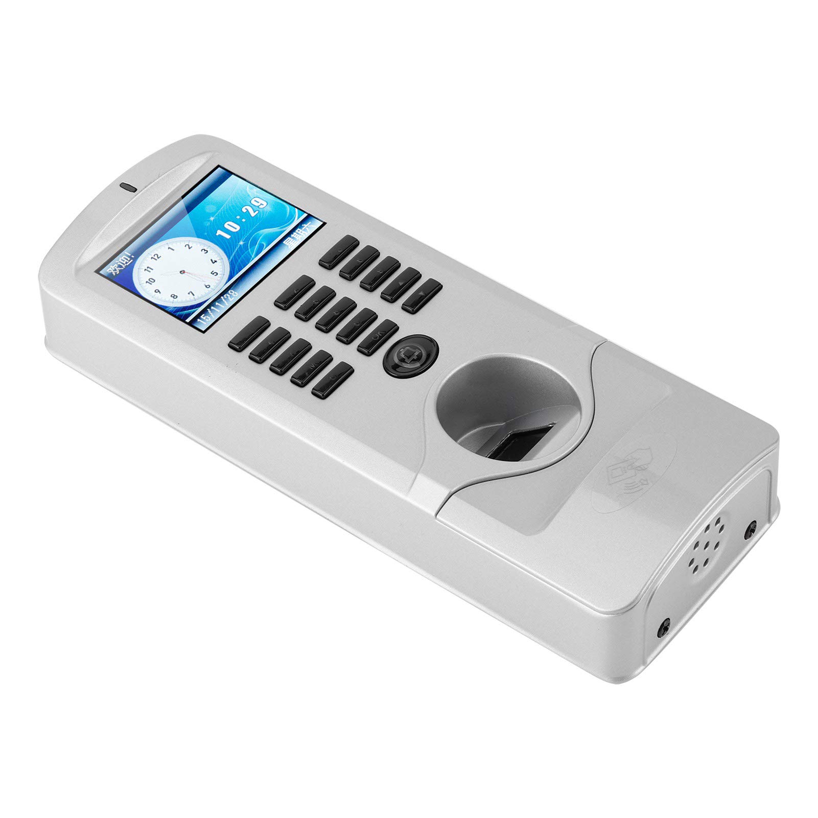 Tarjeta de Identificación de Huellas Dactilares Control de Acceso con Contraseña Máquina de Tiempo de Asistencia con/IP RS485 USB para Monitoreo Remoto y Autenticación