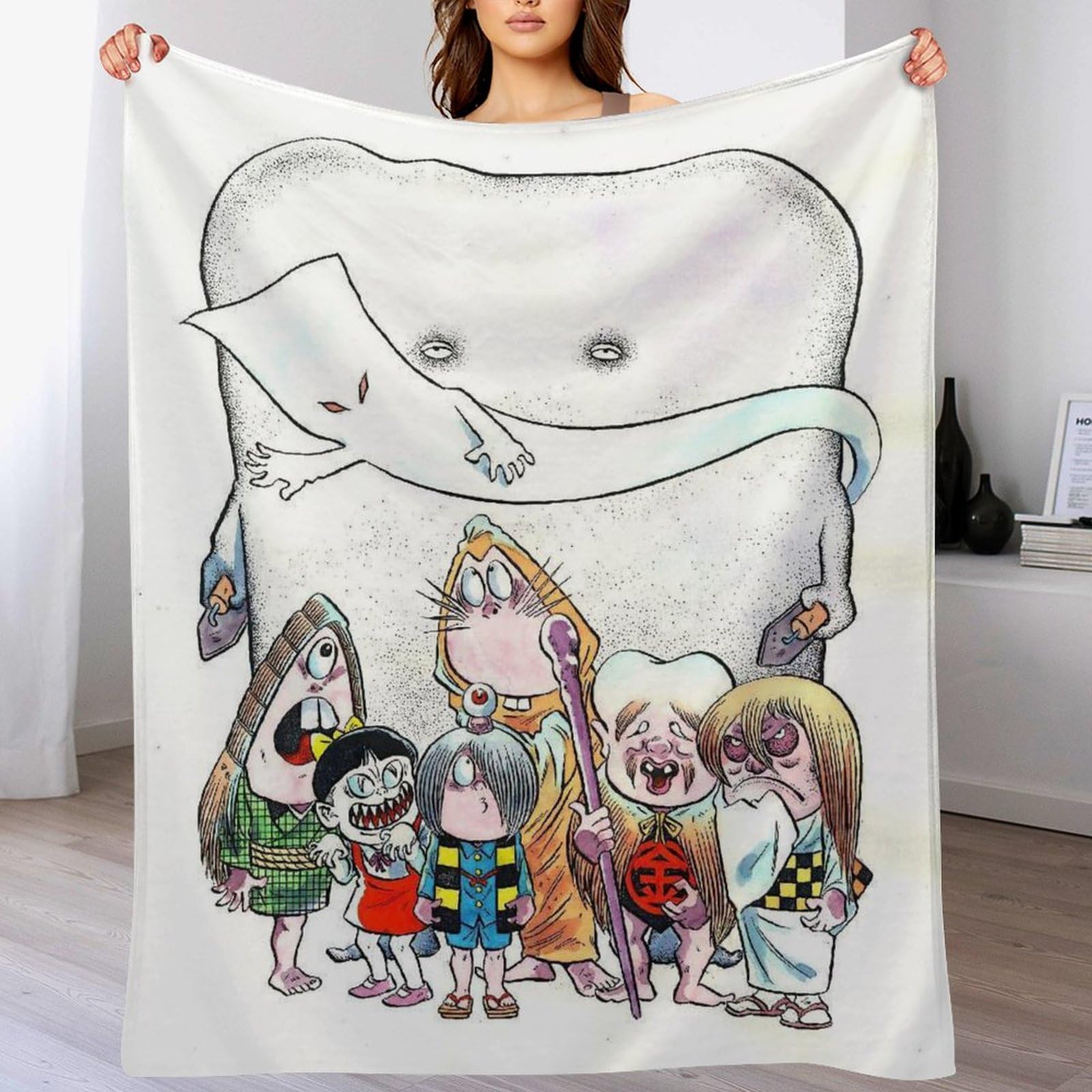 ゲゲゲの鬼太郎　妖怪本舗通販　特典ブランケット Amazon.co.jp : Lisianthusゲゲゲの鬼太郎 (86) ブランケット エアコン