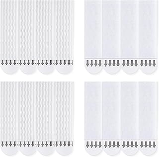 LLPT Picture Hanging Strips Detachable | 8 Pairs (16 Strips) | Medium 0.75″ x 2.9″ | Picture Hangers Without Nails | Removable Adhesive | for Wall Posters Photos (MW1978) | White