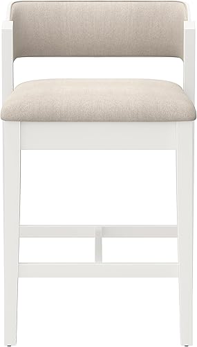 Miniatura 4 de Hillsdale Taburete de madera Dresden, color blanco